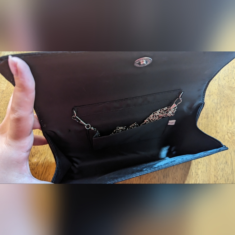 Angular Rhinestone Clutch - Picture 3 of 4